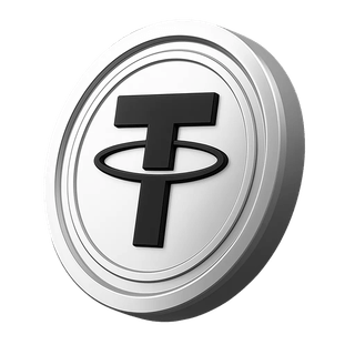 Kontoinformationsbereich mit Tether USDT Coin